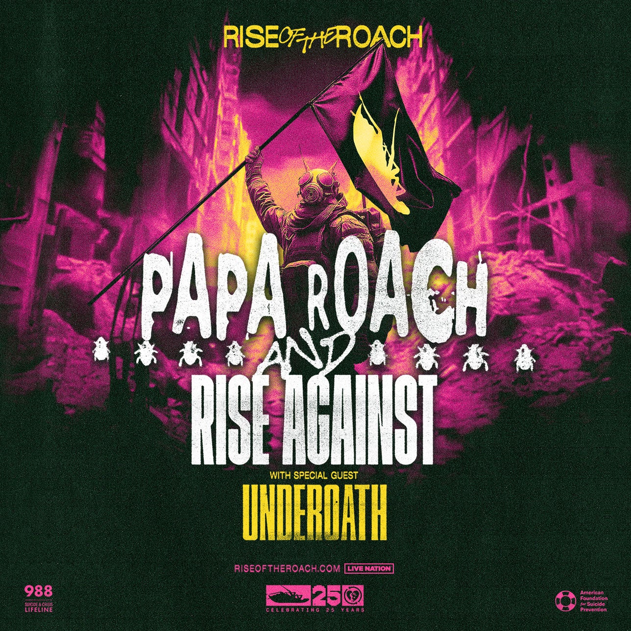 Papa Roach and Rise Against