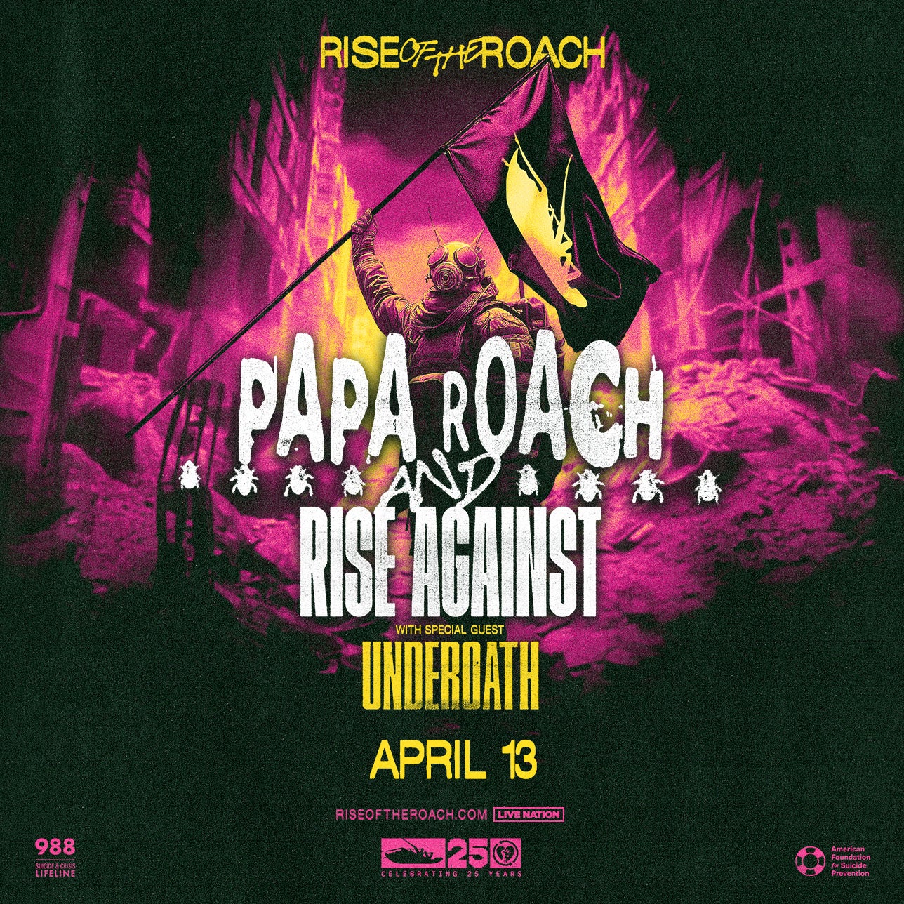 Papa Roach & Rise Against April 13, 2025